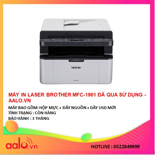 MÁY IN LASER BROTHER MFC-1901 ĐÃ QUA SỬ DỤNG - AALO.VN