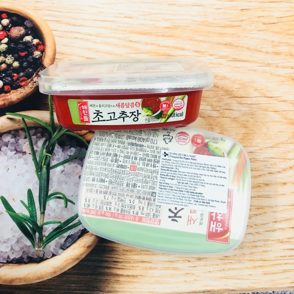 TƯƠNG ỚT CHUA NGỌT HÀN QUỐC HỘP 170G