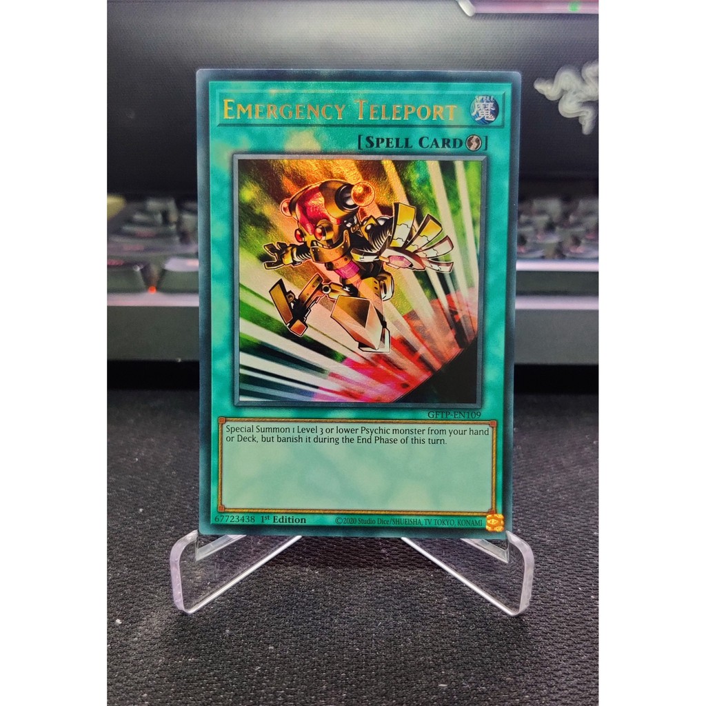 Thẻ Bài Yugioh Emergency Teleport GFTP-EN109 Ultra Rare