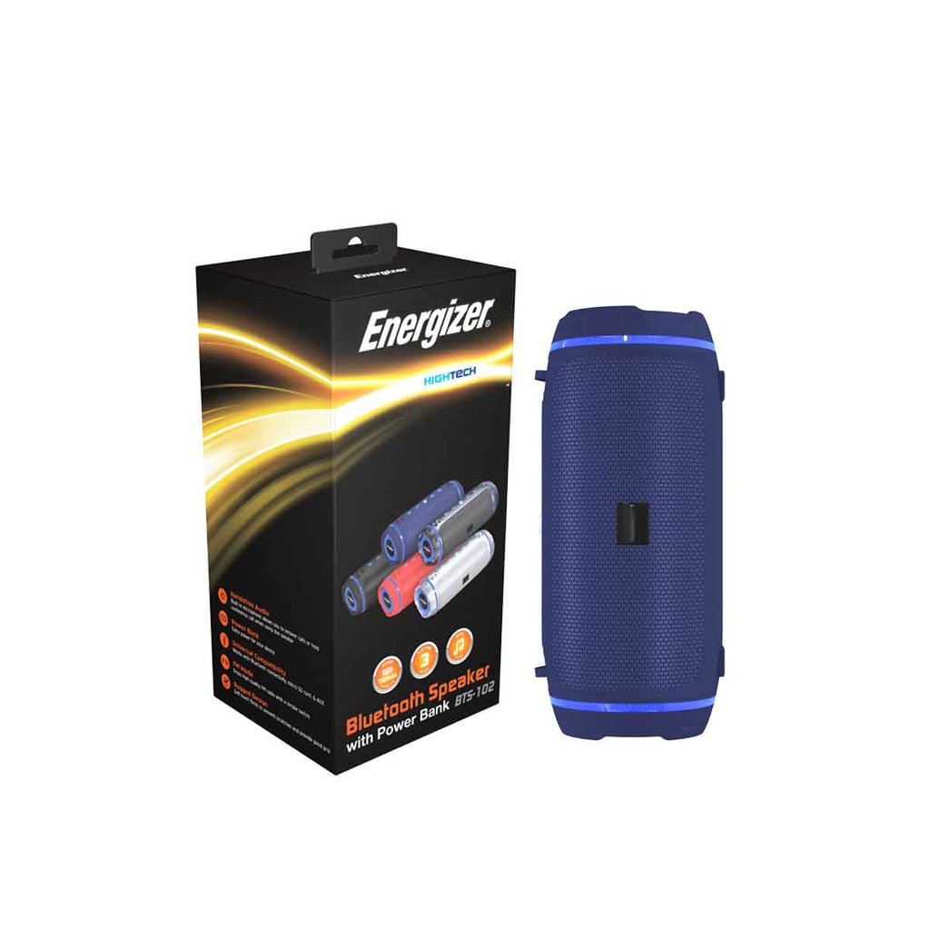 Loa Bluetooth kèm pin sạc dự phòng Energizer BTS-102 - 10W