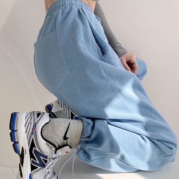 Quần Dài Nữ Ống Rộng In Chữ Thời Trang Năng Động 010527