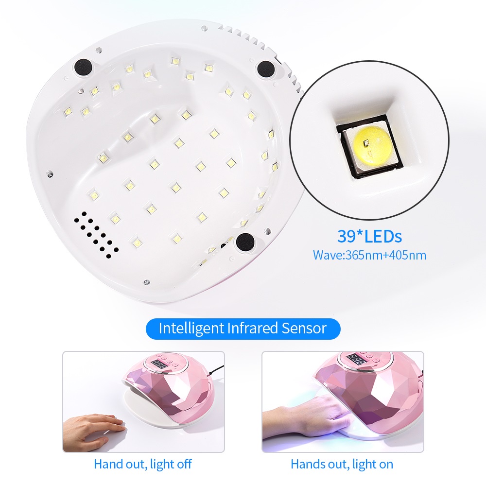 Đèn LED UV Sấy Khô Sơn Móng Tay F6 Chuyên Dụng