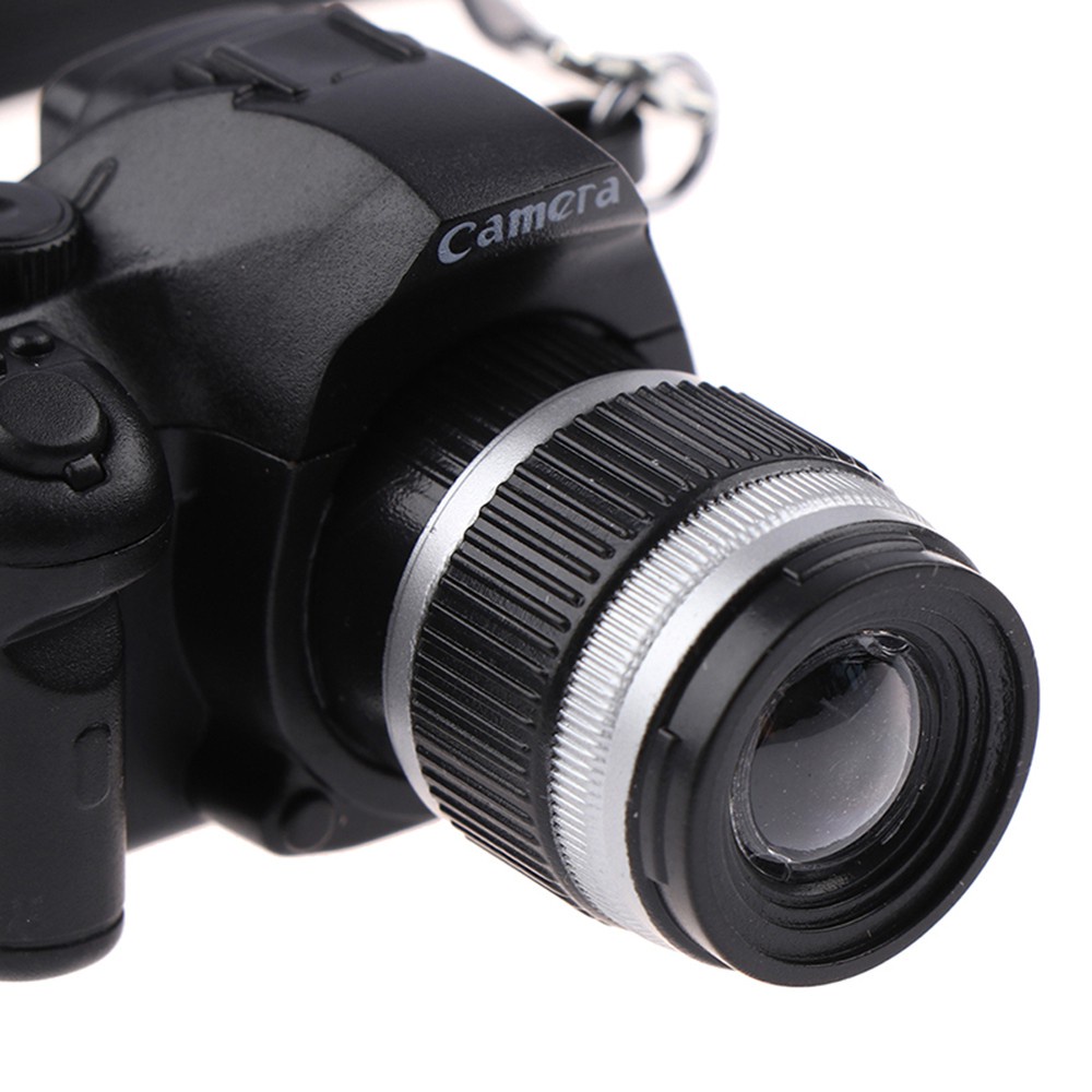 Máy Ảnh Kỹ Thuật Số Mini SLR Mini Thời Trang Kèm Thắt Lưng Đen Cho Nhà Búp Bê