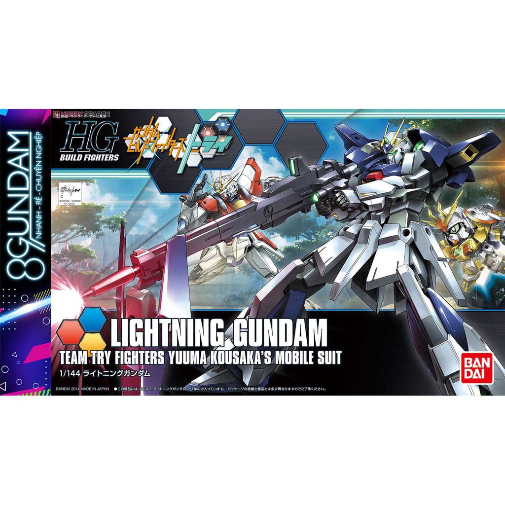 Mô Hình Lắp Ráp Gundam HG BF Lightning