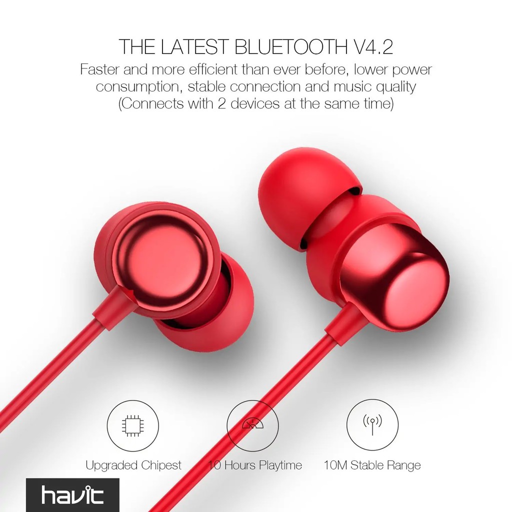 Chính Hãng-Tai Nghe Thể Thao Bluetooth Havit I39