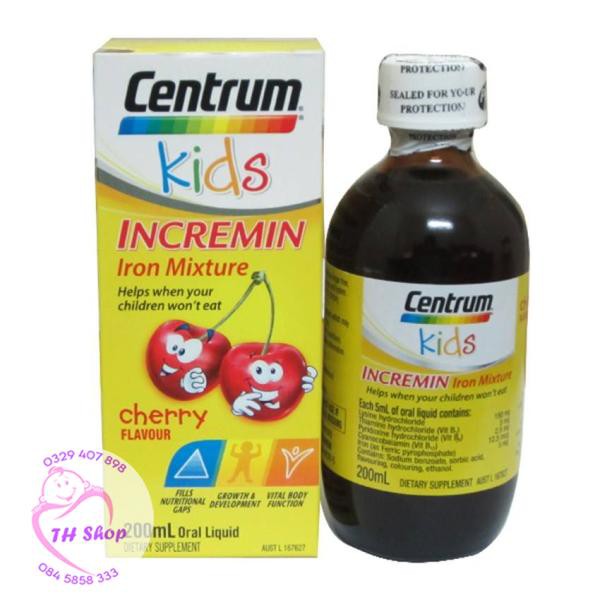 [SALE+ CHUẨN AIR] Centrum Kid 200ml Kích Thích Bé Ăn Ngon Miệng