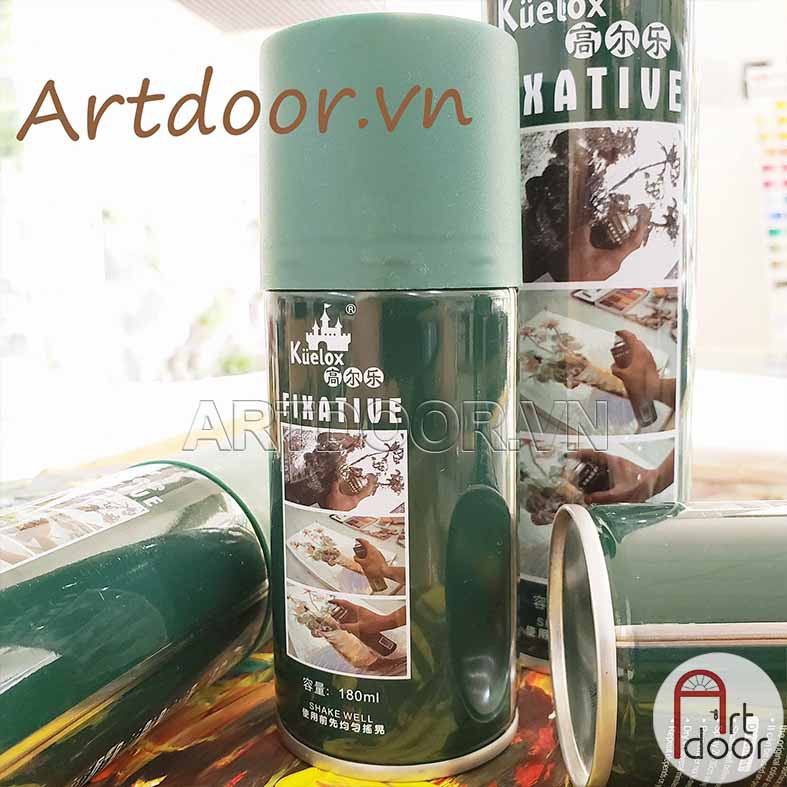 [ARTDOOR] PK Xịt bảo quản tranh Than Chì KUELOX lâu phai, kháng nước