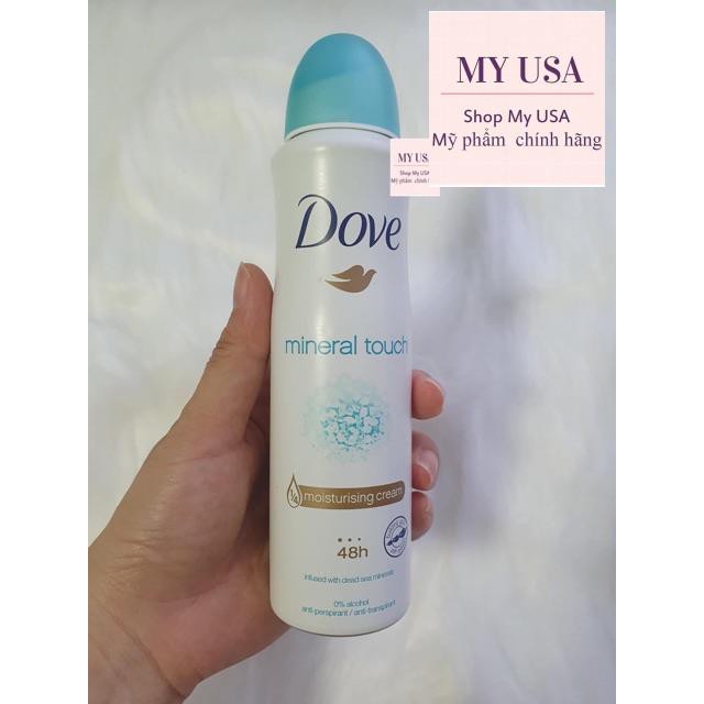 Xịt khử mùi nữ❤️XỊT KHỬ MÙI DOVE 150ML