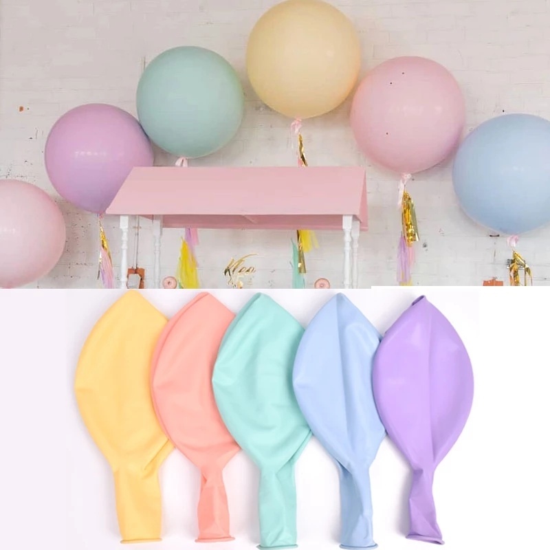 Bong Bóng Màu Pastel 18 Inch Dùng Trang Trí Tiệc Cưới / Sinh Nhật