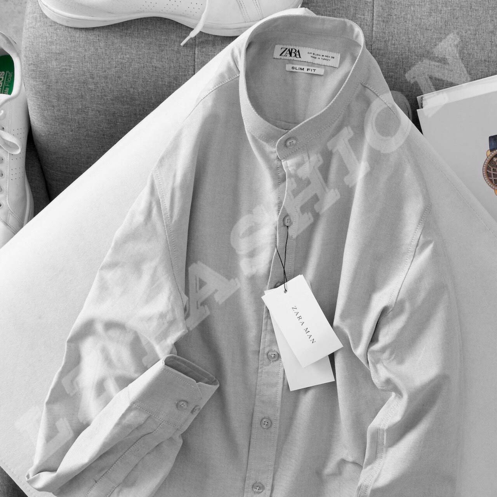 SƠ MI NAM CỔ TRỤ VẢI KATE LỤA ÍT NHĂN NHIỀU MÀU SẮC - STT002 | BigBuy360 - bigbuy360.vn