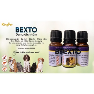 Thuốc Tắm Ve Rận cho thú cưng Bexto