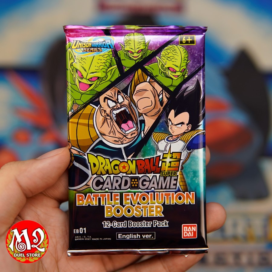 Gói thẻ bài trò chơi Dragon Ball Super: Battle Evolution Booster Pack - 01 Packs 12 cards - Giao hình pack ngẫu nhiên