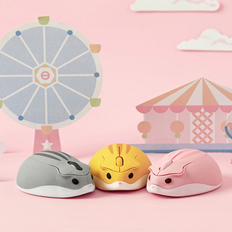 Chuột không dây 2.4G Mini 3D Hình Chuột Hamster Dễ Thương