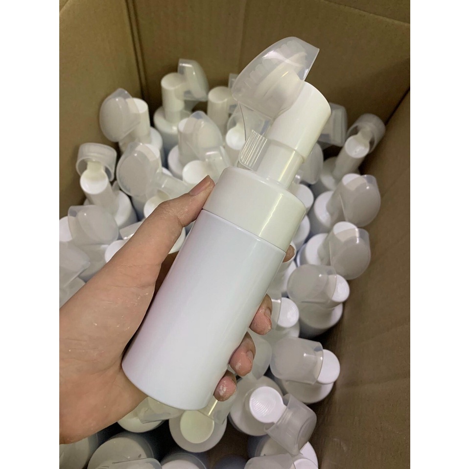 Chai tạo bọt bàn chải 100ml thân đục