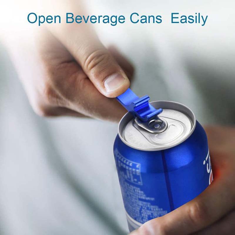Dụng Cụ Mở Nắp Chai Đa Năng Có Móc Khóa Màu Sắc Ngẫu Nhiên