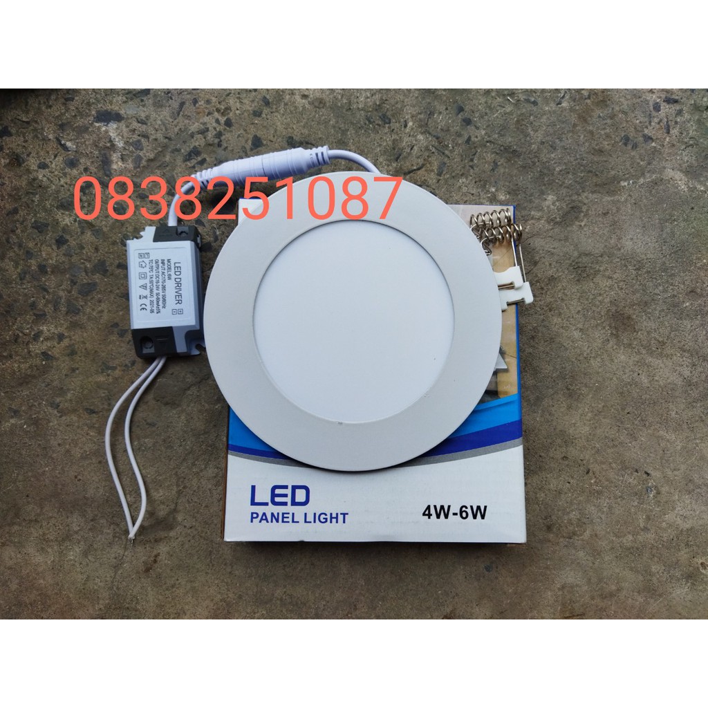 Bóng đèn led âm trần downlight 6W - tròn