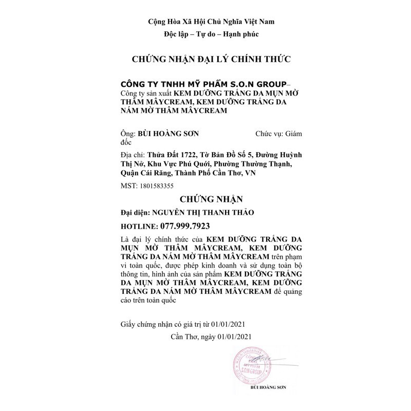 FACE THANH MÂY CHÍNH HÃNG 100% - FACE XÓA MỤN - GIẢM THÂM