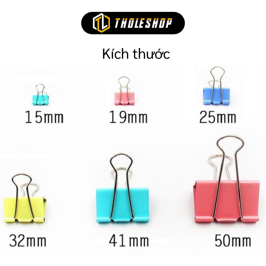 Kẹp Giấy Tài Liệu - Hộp Kẹp Bướm 32mm Giữ Giấy Ghi Chú Đồ Dùng Học Sinh, Văn Phòng 8238