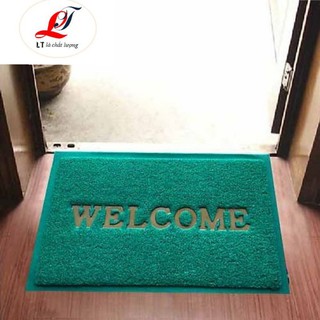 Thảm nhựa lau chân welcome cao cấp KT 40x60, 50*70