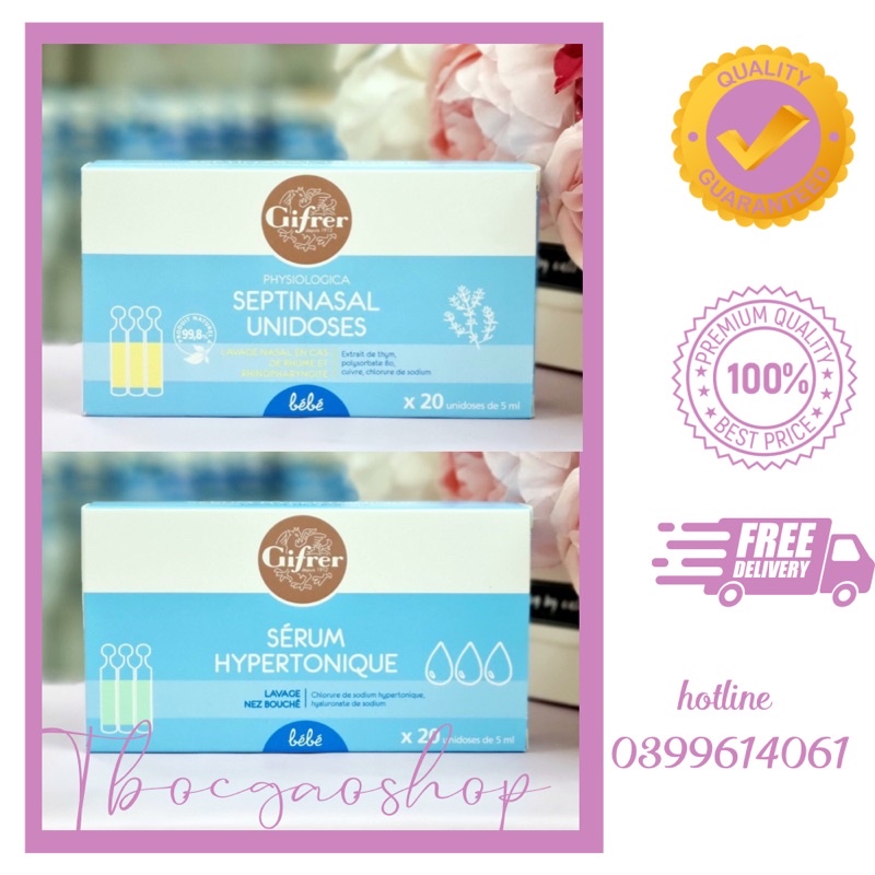 Muối tép xanh, muối tép vàng Gifrer vỉ 20 tép