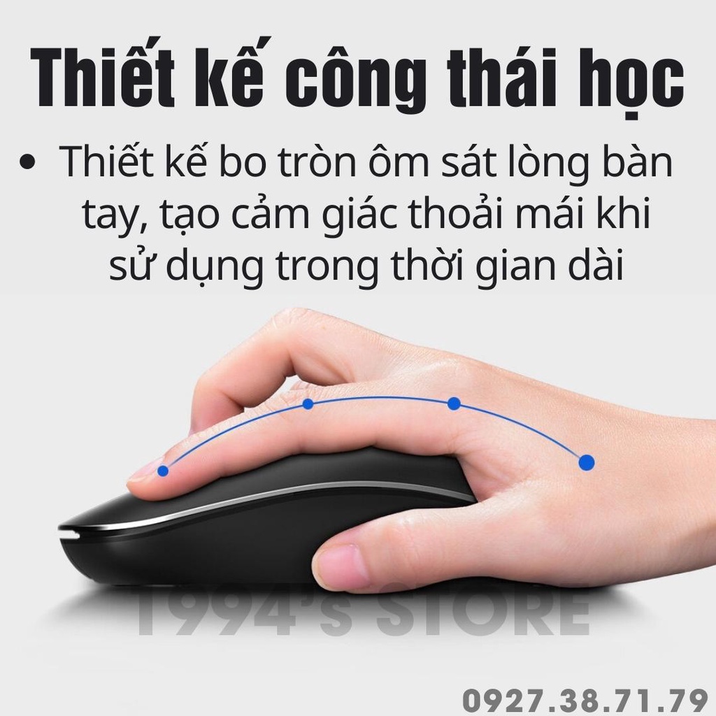 Combo bàn phím và chuột không dây PHILIPS SPT6315 không phát âm thanh khi gõ chống thấm nước - Dùng PC, Laptop, Tivi