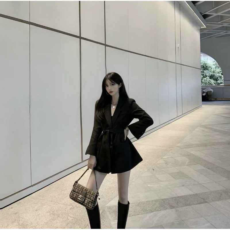 Áo khoác vest dáng dài cao cấp sang trọng | BigBuy360 - bigbuy360.vn