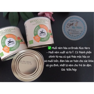 Hạt nêm hữu cơ Alce Nero