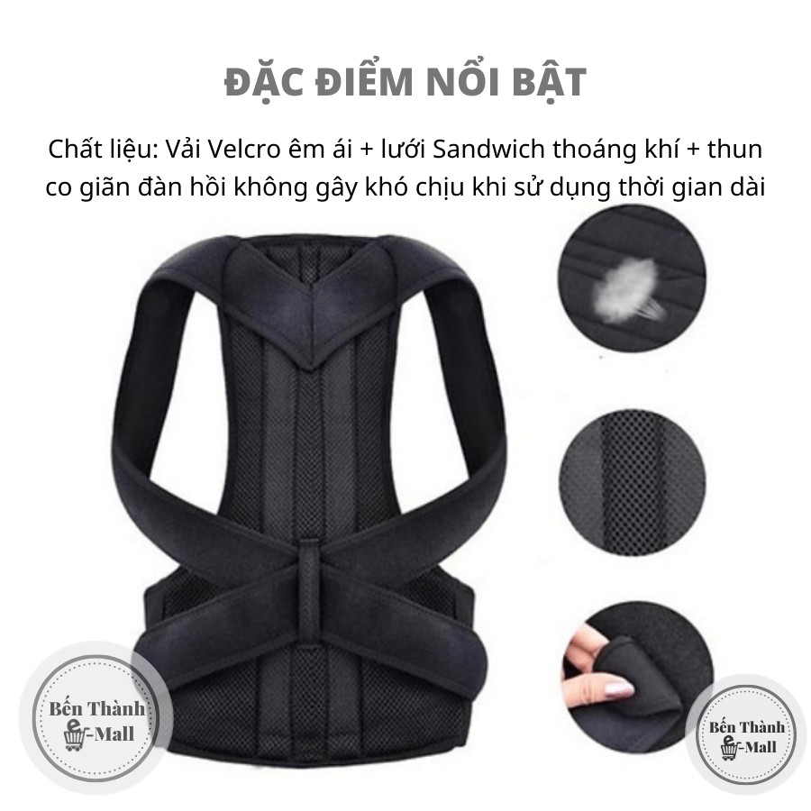 ✈️[Freeship] Đai chống gù lưng Back Pain (BP) [Chuyên dụng cho dân VP]