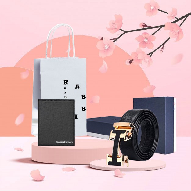 Combo NHẬP KHẨU Thắt lưng và ví  nam da bò - Bảo hành 3 năm