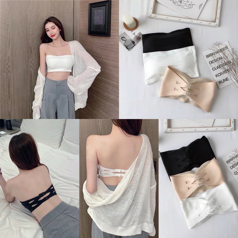 Áo ngực Bra đúc su trơn không dây mềm, mỏng, nhẹ, siêu mát
