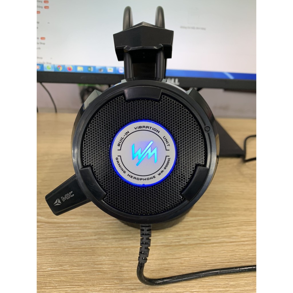 HÀNG CAO CẤP -  Tai nghe Game Thủ, có Mic, Wang Ming 8900L Chuyên game có Led I Gaming Headphone WangMing 8900L LED  - H