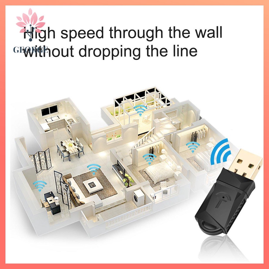 Thiết Bị Thu Phát Wifi Không Dây Usb 2.4g 300mbps Cho Máy Tính Bàn | BigBuy360 - bigbuy360.vn