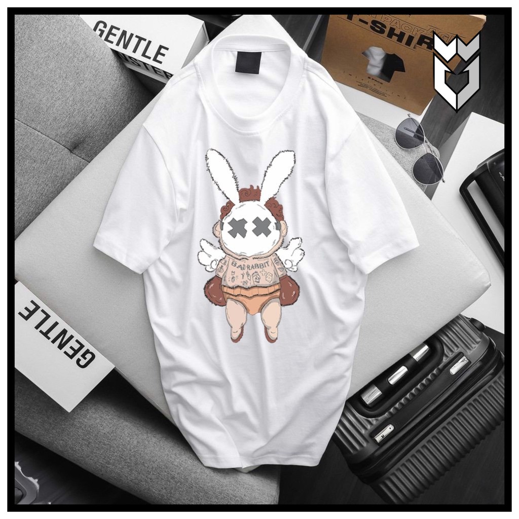 【FREE SHIP】Áo thun unisex nam nữ in Rabbit Angle, áo thun ngắn tay chất vải cotton đẹp co dãn 4 chiều – GW Shop