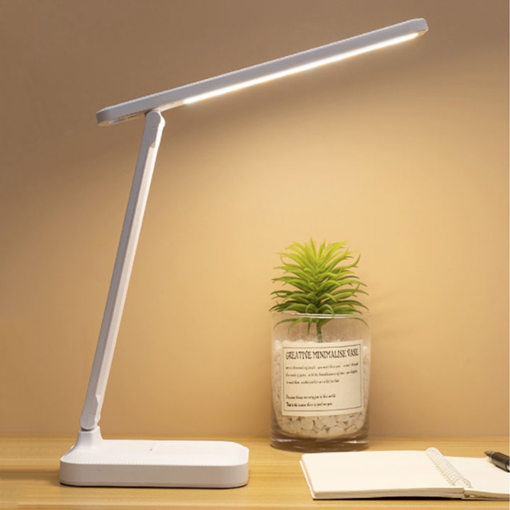 Đèn Học Để Bàn Chống Cận Tích Điện Cảm Ứng Siêu Nhạy [3 Chế Độ Màu + Điều Chỉnh Độ Sáng]
