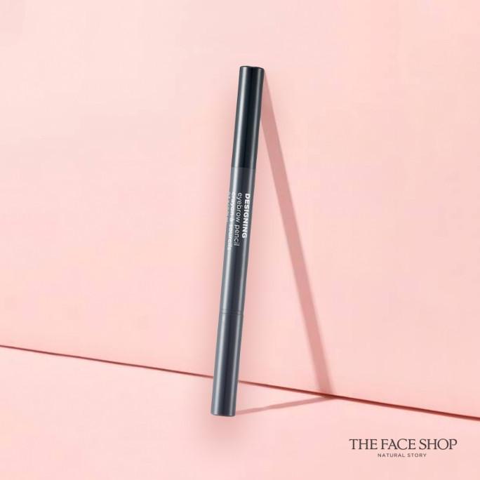 THE FACE SHOP Bút chì kẻ lông mày 06 màu xám đậm 0.3g | BigBuy360 - bigbuy360.vn