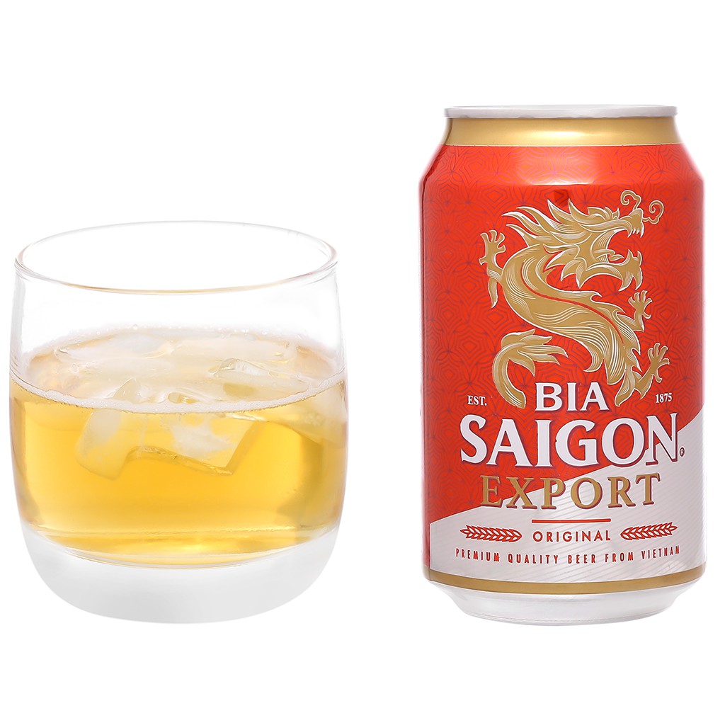 Lon Lẻ Bia Saigon Export - Sài Gòn Đỏ 330ml/Lon