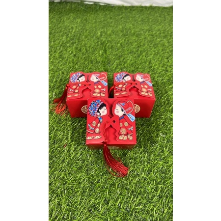 Combo 10 cái_hộp phu thê Uyên ương, hộp đựng mức,kẹo