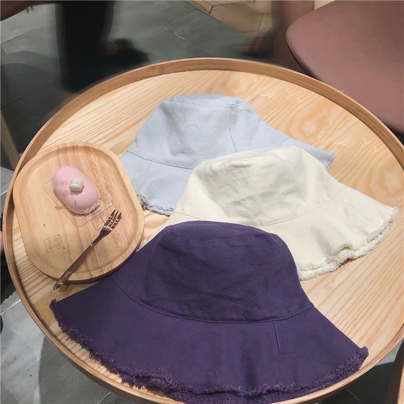 Mũ Bucket Sờn Vải Sờn Thời Trang Mùa Hè Dành Cho Nữ