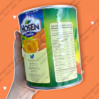 Đào ngâm Hosen 825g