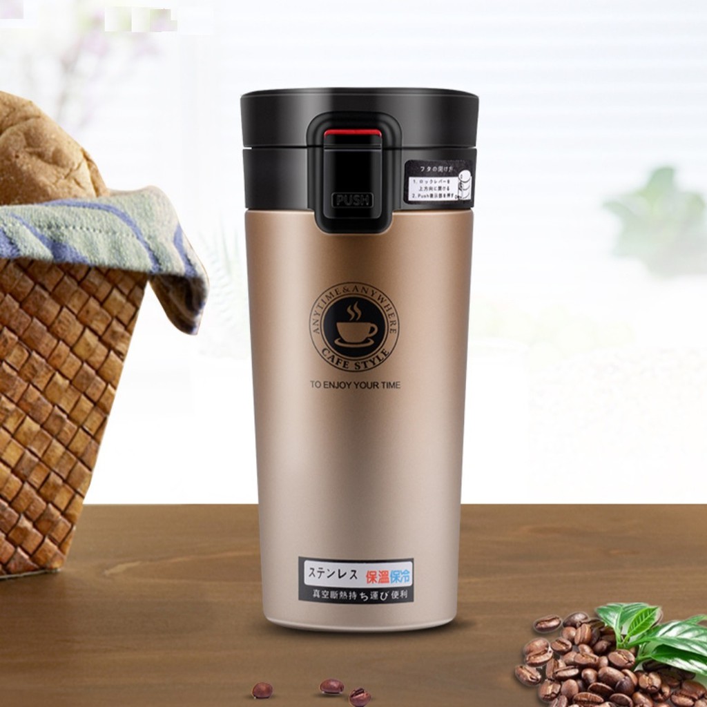 ⚡GIỮ NHIỆT 24H⚡Cốc Giữ Nhiệt Coffee Inox 304 2 Lớp Cao Cấp Xuất Khẩu Nhật Bản