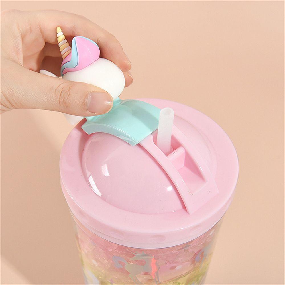 PISTA Bình Nước 450ml Hình Kỳ Lân Dễ Thương