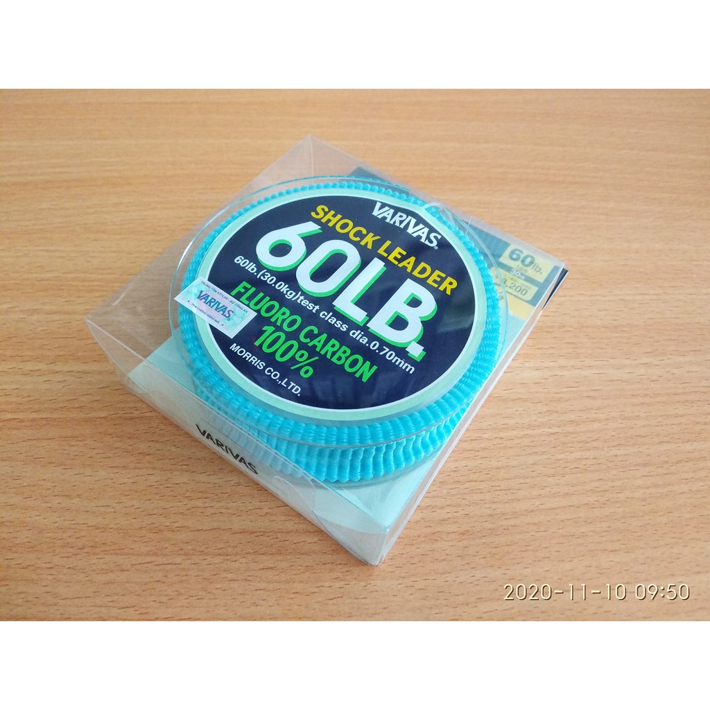Dây Câu Cá Varivas Shock Leader Fluorocarbon - 30m - Nhiều Size