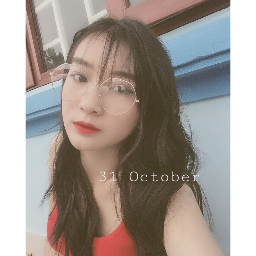 Kính ulzzang đa giác NHỌN SIÊU ĐẸP MỚI NHẤT các màu