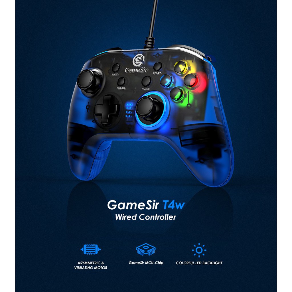  [ Freeship ] Tay Cầm Chơi Gamesir T4W/PS4 - Bộ Điều Khiển Trò Chơi PC, smartphone, ....