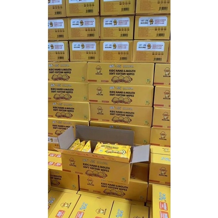 [HOT] Thùng 10 Gói Khăn Giấy Ướt Vịt Vàng Cao Cấp 80 tờ