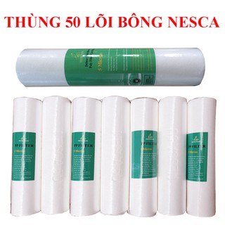 Thùng lõi lọc nước bông sốp số 1 PP Nesca kích thước 10 inch giá tốt nhất thị trường lọc nước hiện nay