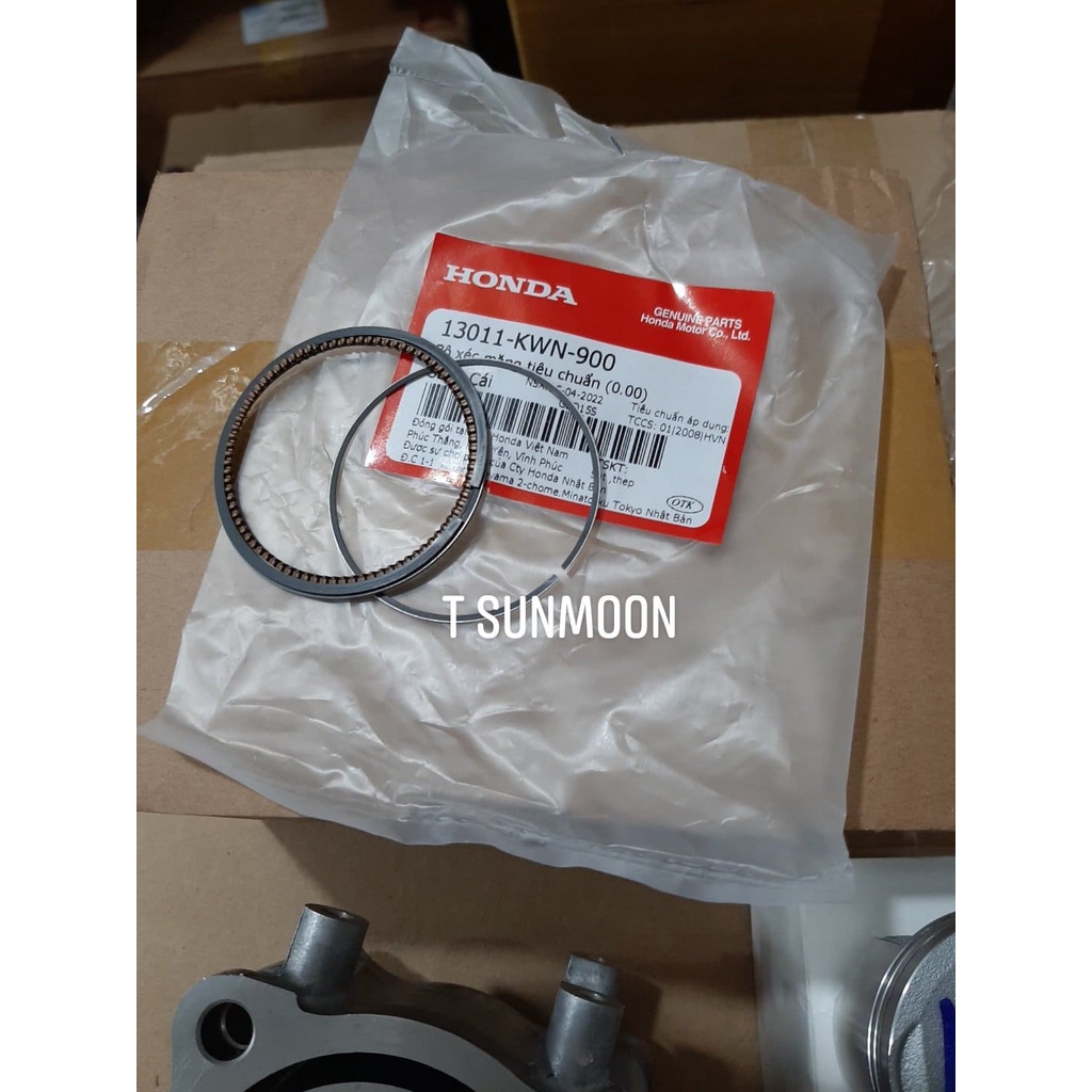 bộ hơi SH 125 ab 125 lead 125 sh mode 125 pcx 125  xy lanh pittong xéc măng honda