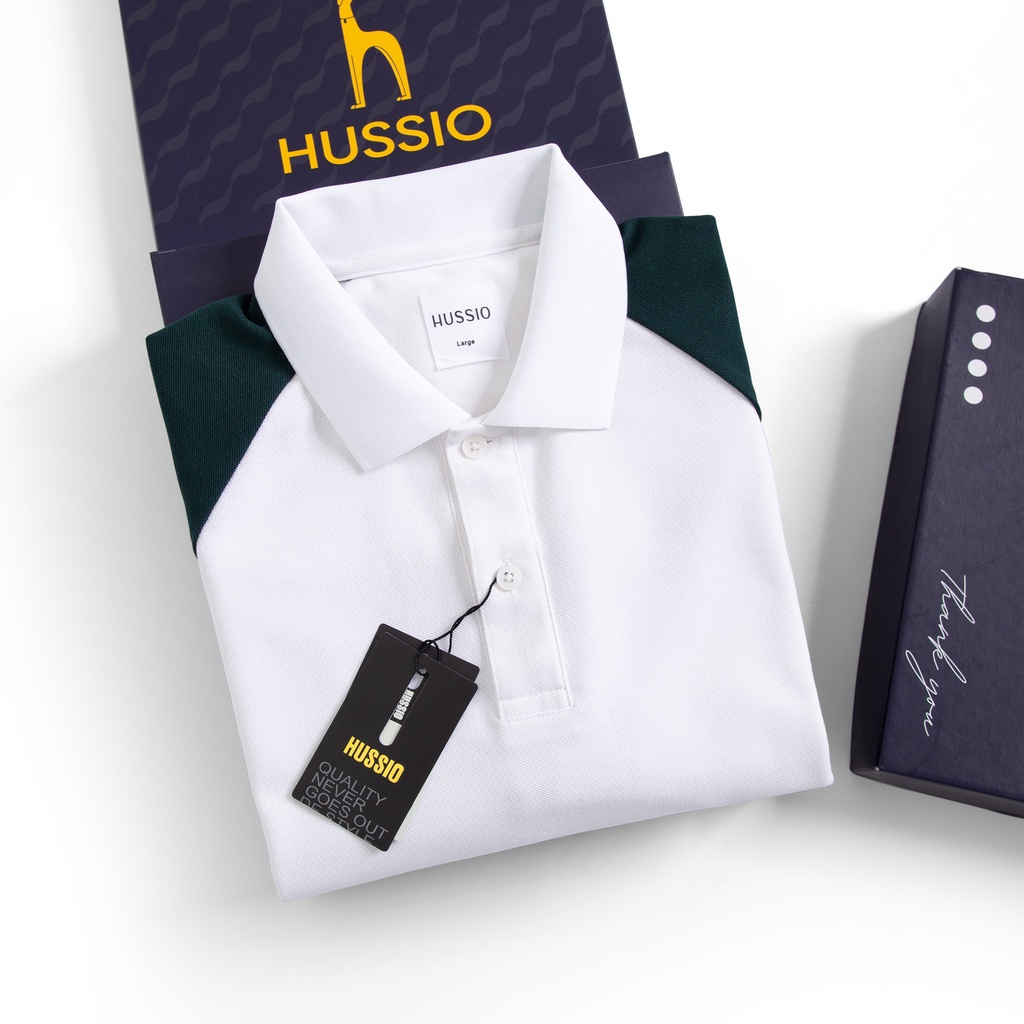 Áo polo FLOY vải Cotton Pique cao cấp, năng động, thanh lịch, chuẩn form - HUSSIO