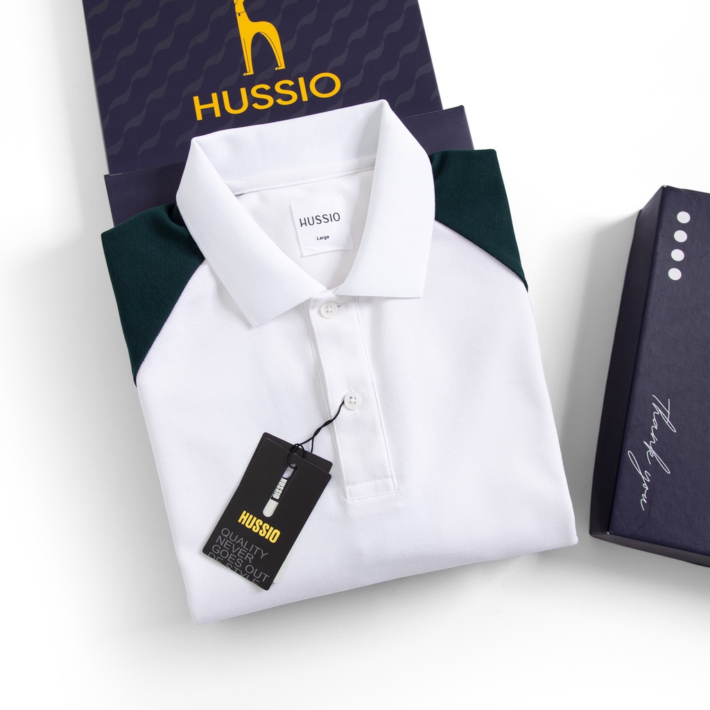 Áo polo FLOY vải Cotton Pique cao cấp, năng động, thanh lịch, chuẩn form - HUSSIO