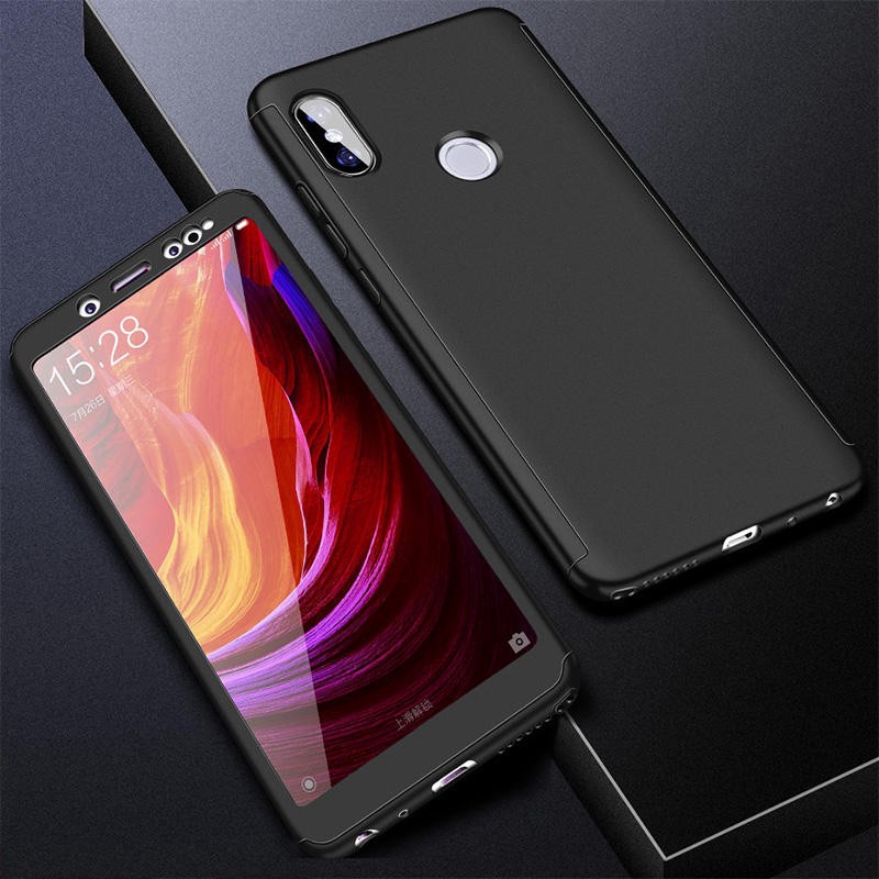 Ốp Điện Thoại + Kính Cường Lực Bảo Vệ Toàn Diện Cho OPPO A31 2020 A52 A92 A12 A12E A9 2020 A5 2020 A3S A5S A7 A37 A37F A33 A33W Neo 7 9 C1 C2 360° Ốp Điện Thoại Bảo Vệ 360 Độ